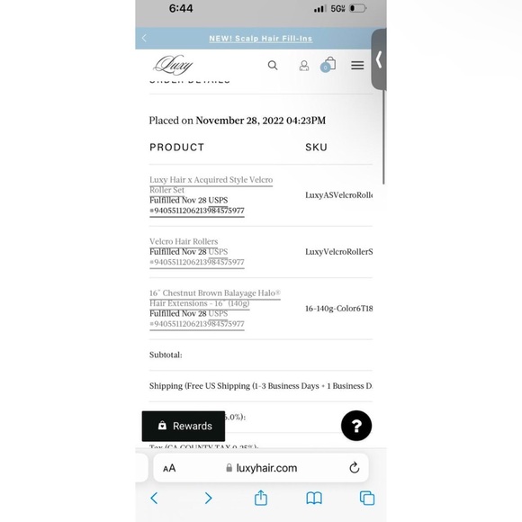 NWOT Chestnut Balayage Ombre Hair Extensions - Picture 3 of 6